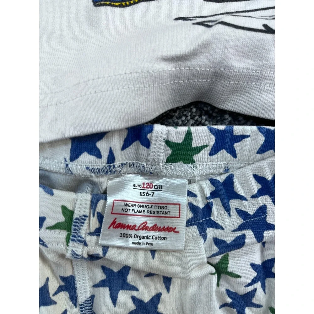 Hanna Andersson Boys Short‎  Pajamas and extra top Size 10US/140cm